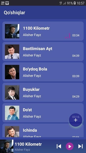 Alisher Fayz qo’shiqlari - скриншот 1