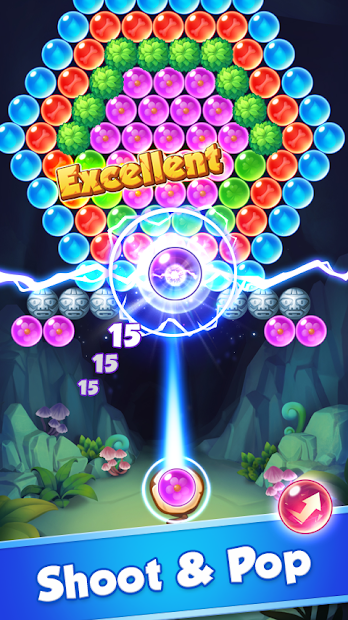 Baby Pop — Primitive Bubble Shooter & Dress up - скриншот 1