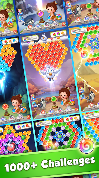 Baby Pop — Primitive Bubble Shooter & Dress up - скриншот 4