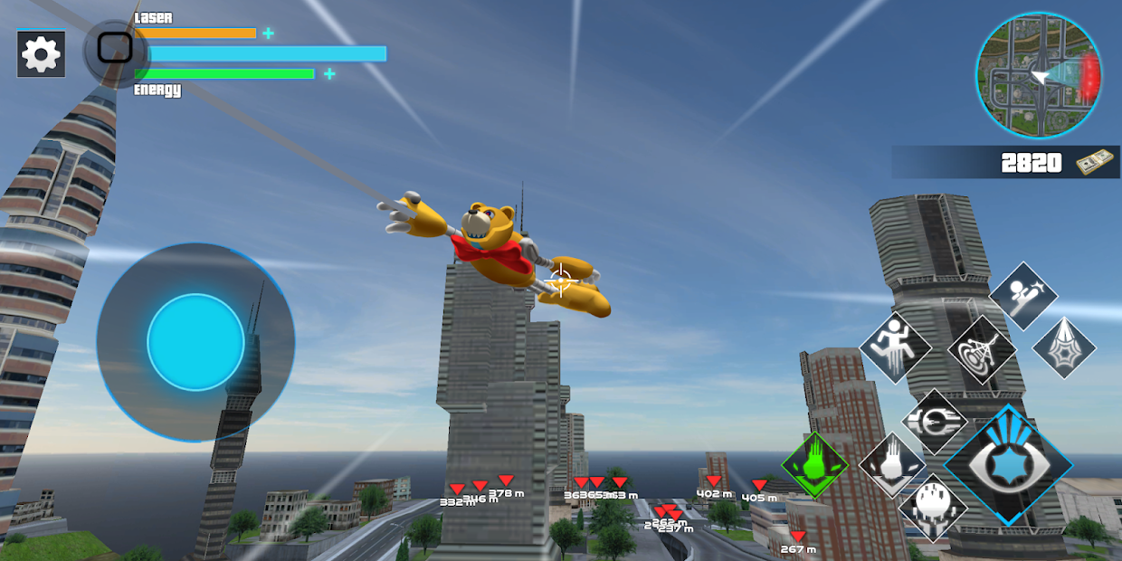 Bear Rope Hero, Security City - скриншот 1