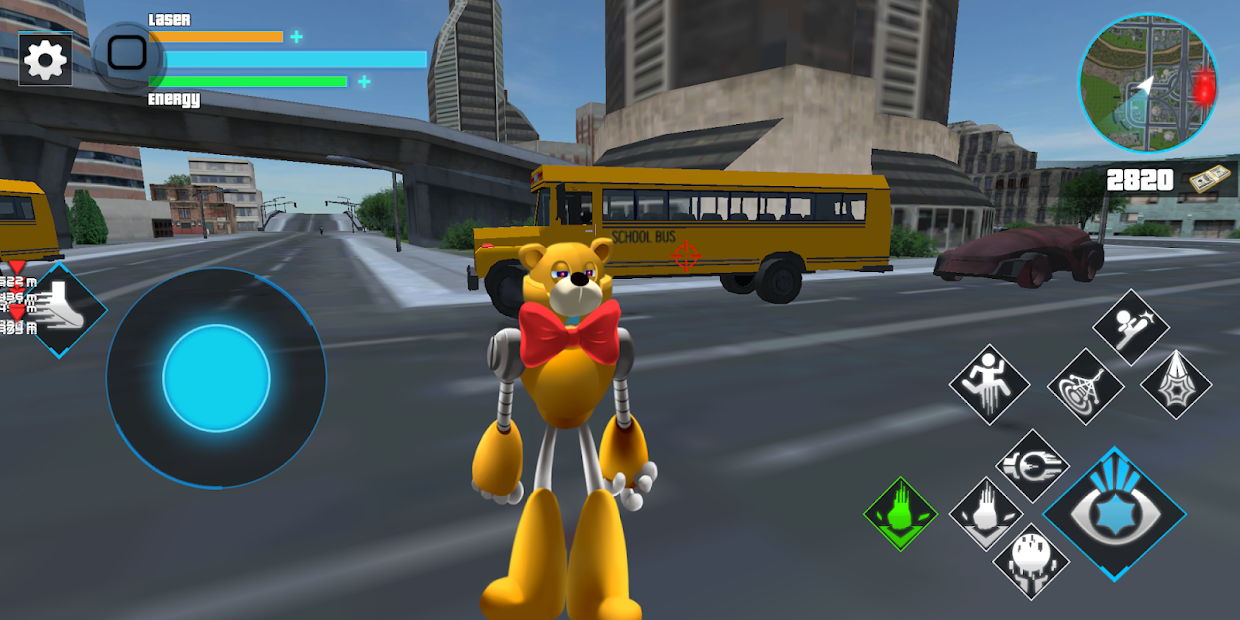 Bear Rope Hero, Security City - скриншот 2