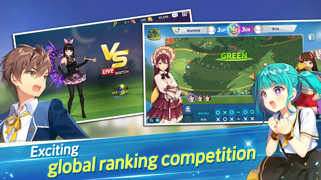 Birdie Crush: Fantasy Golf - скриншот 3