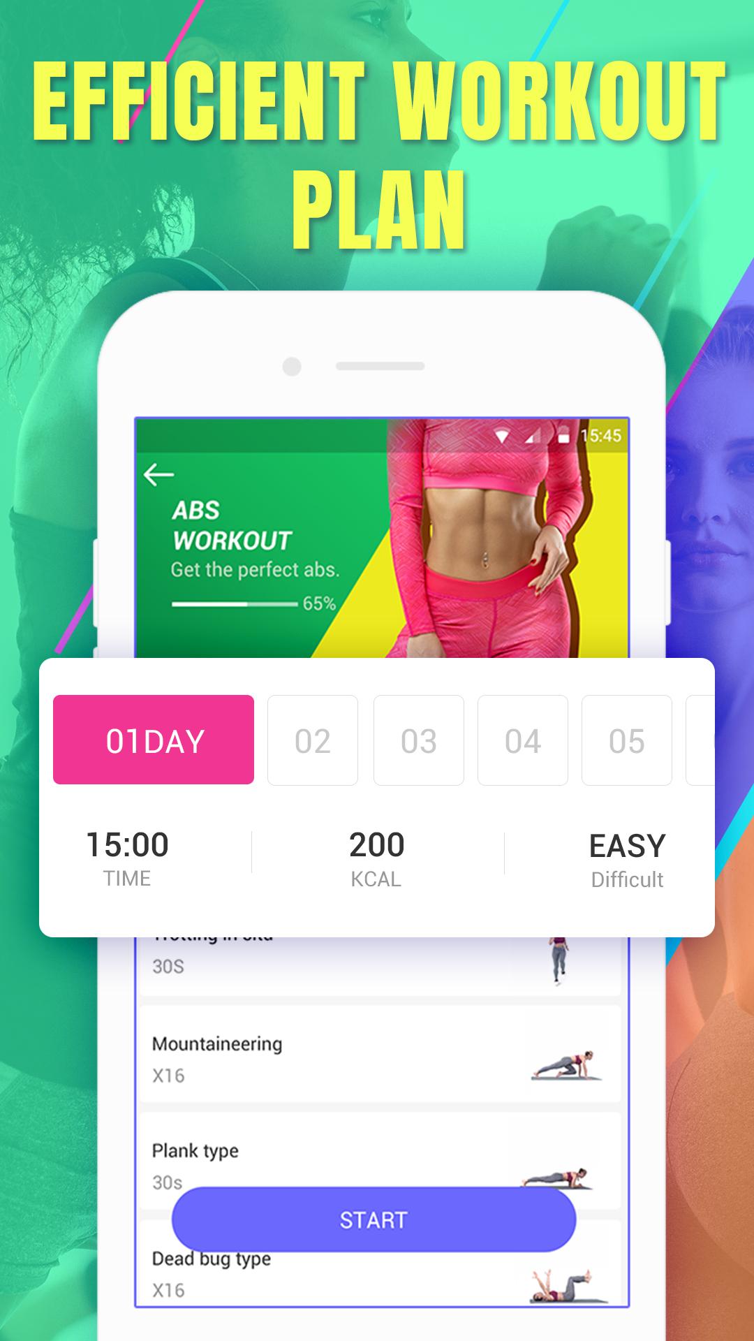 Body Workout-Lose Fat&Body Shaping&Burn Calories - скриншот 2