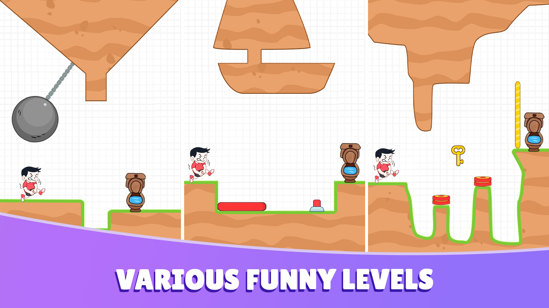 Bridge Slice: Toilet Run - скриншот 2