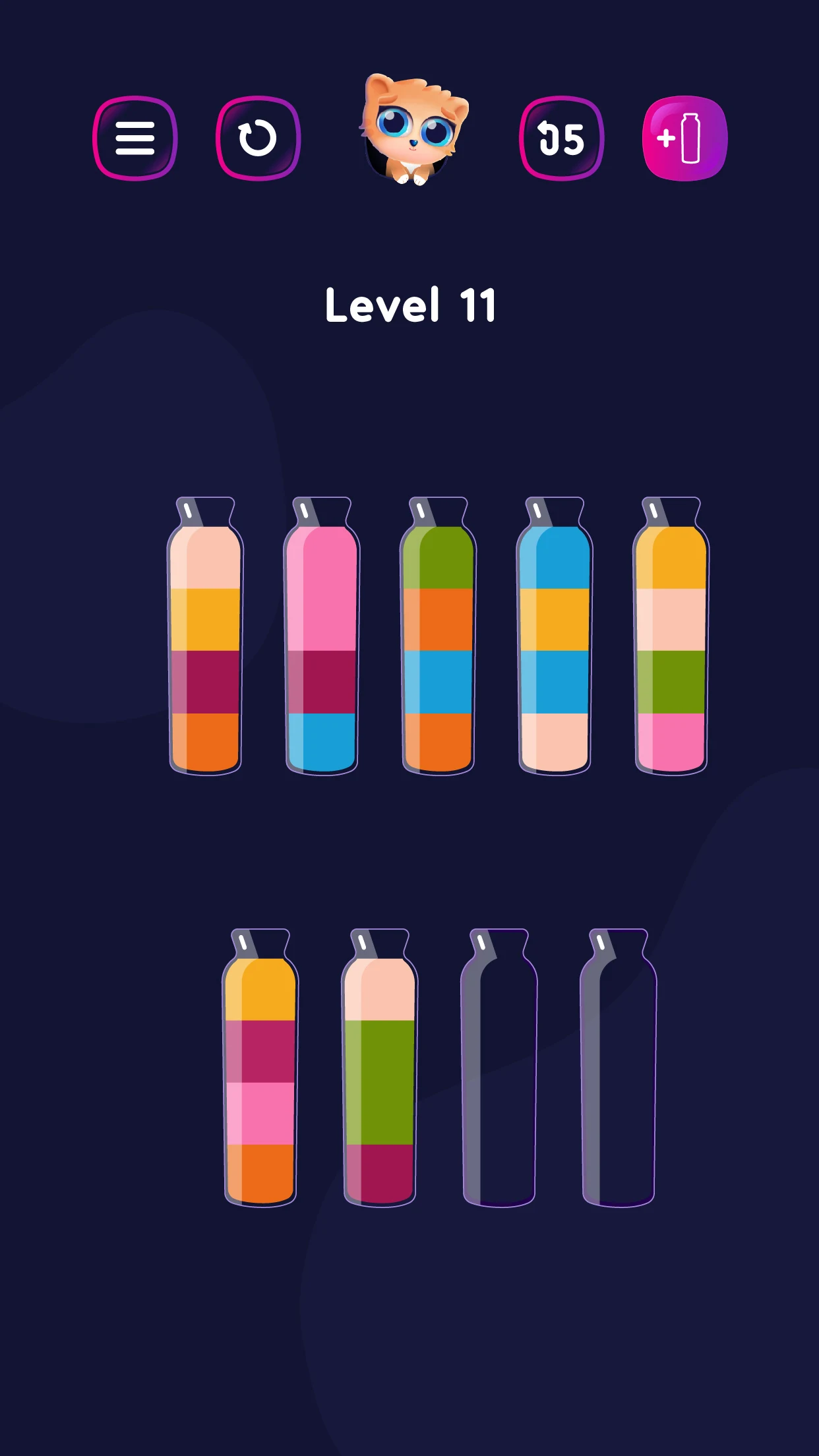 Бутылочки и Пробирки:Get Color - скриншот 2