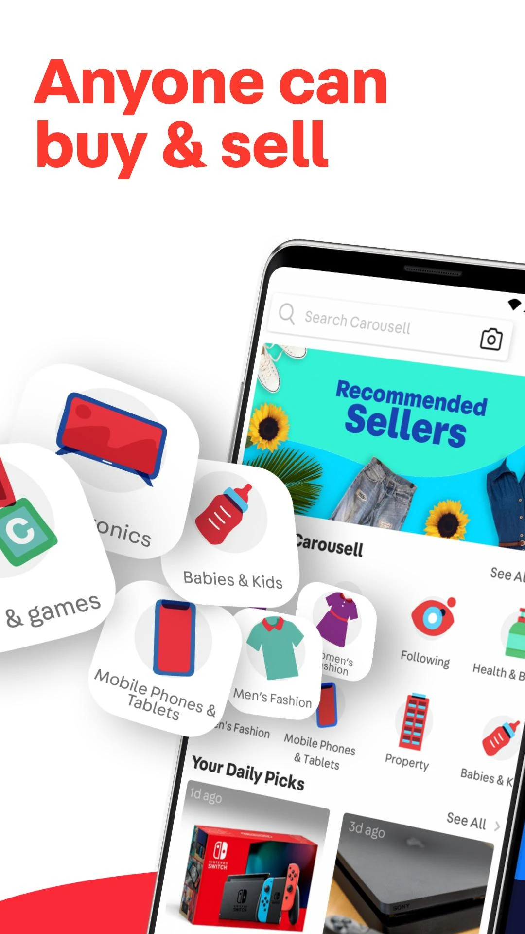 Carousell: Sell and Buy - скриншот 1