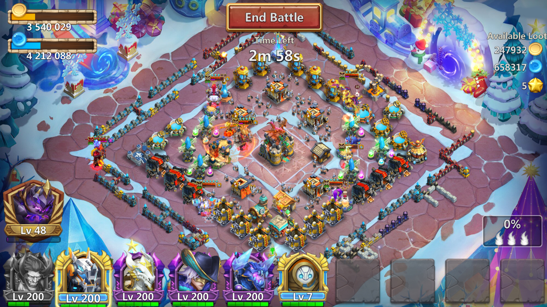 Castle Clash: Империя Героев US - скриншот 1