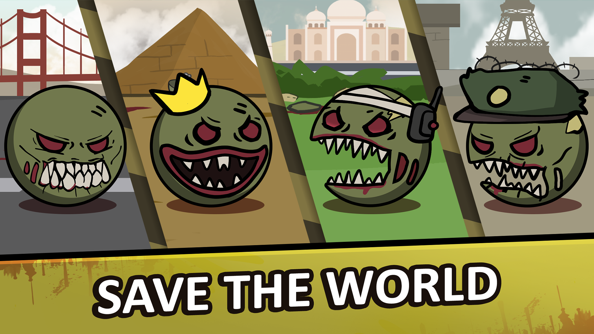Countryballs — Zombie Attack - скриншот 4