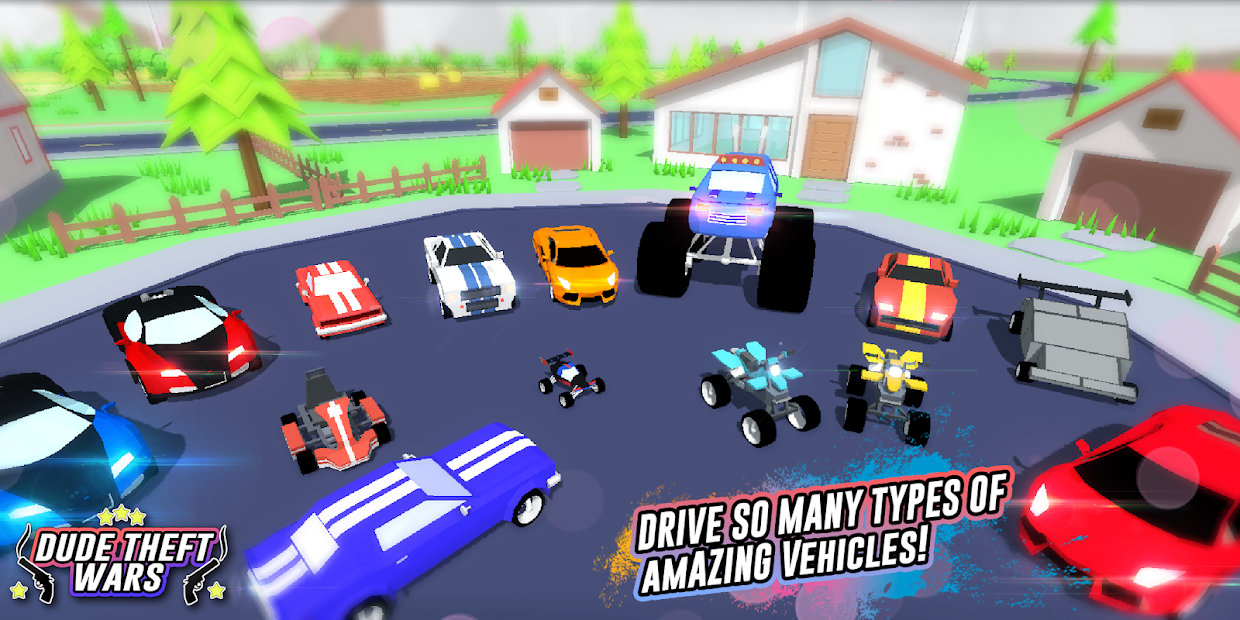 Dude Theft Wars: Open World Sandbox Simulator BETA - скриншот 2