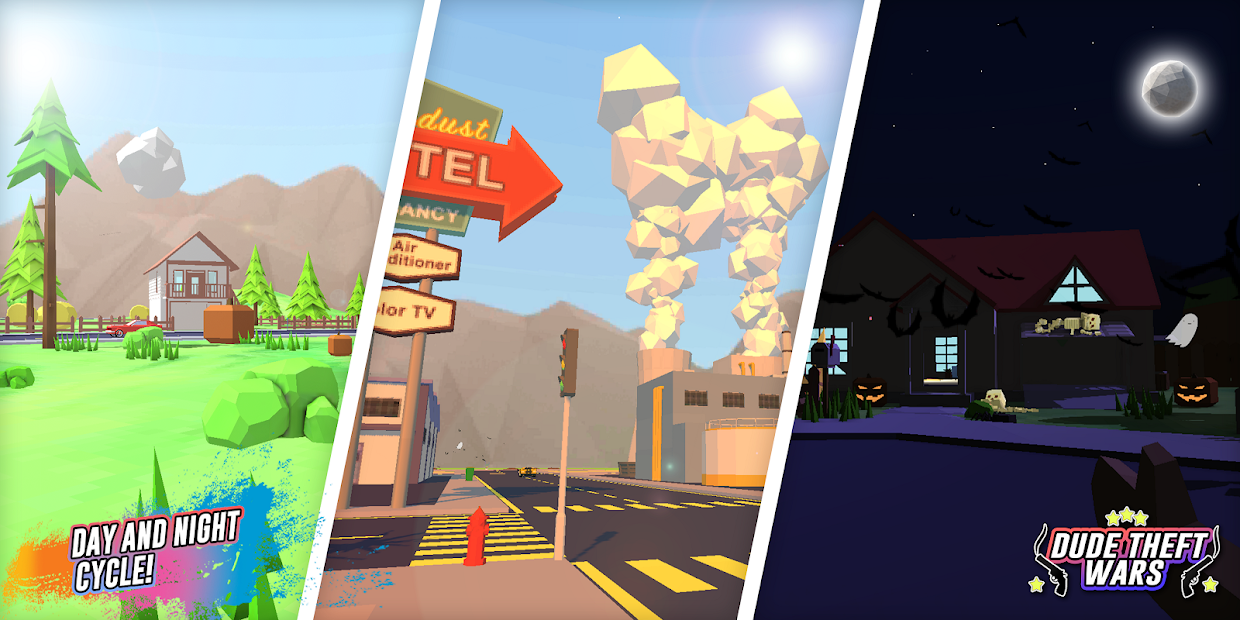 Dude Theft Wars: Open World Sandbox Simulator BETA - скриншот 3