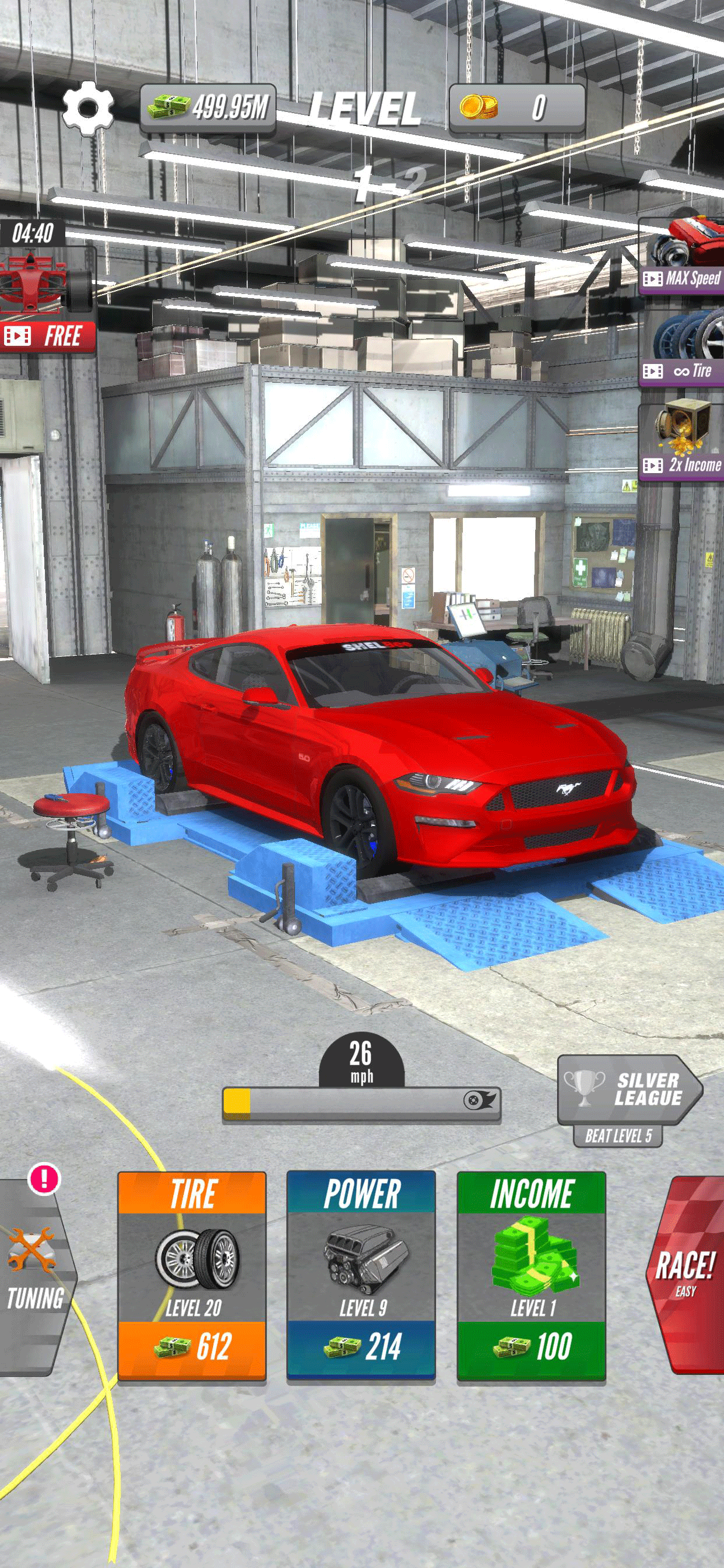 Dyno 2 Race — Car Tuning - скриншот 4