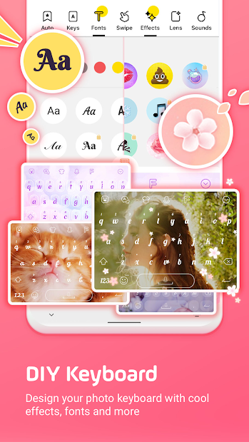 ЭмодзиКлавиатура Facemoji-клавиатура темы&стикеры - скриншот 1