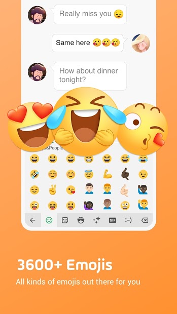 ЭмодзиКлавиатура Facemoji-клавиатура темы&стикеры - скриншот 2