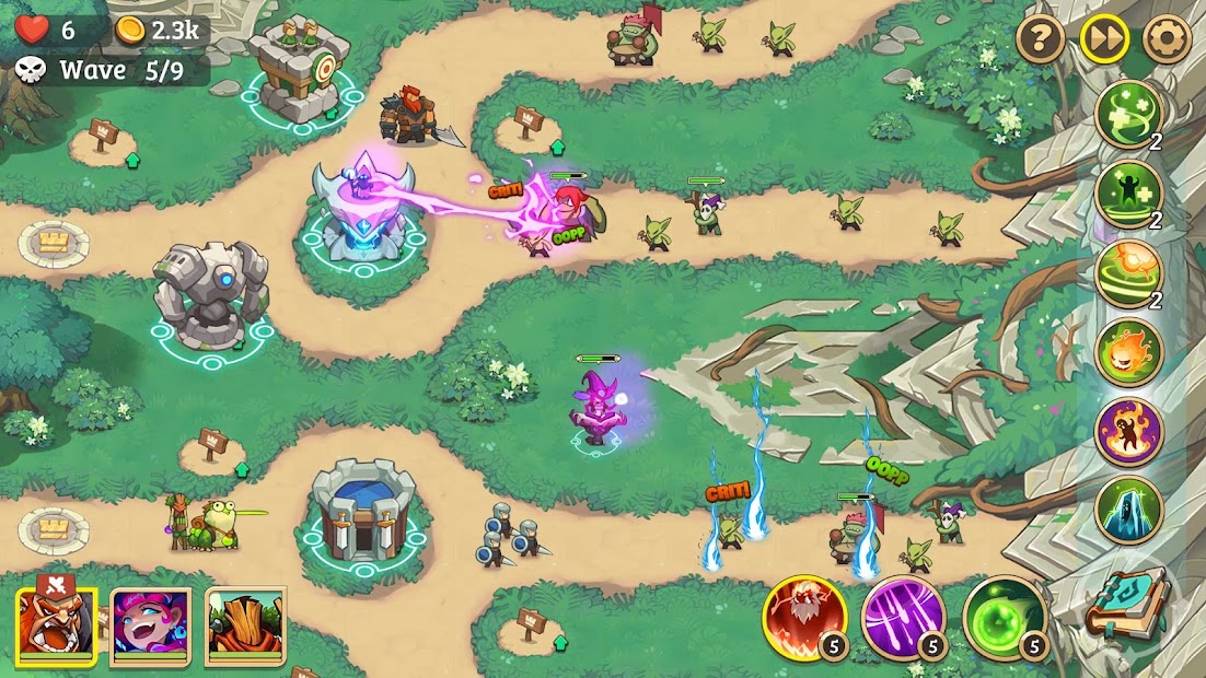 Empire Defender TD: Tower Defense The Fantasy War - скриншот 2