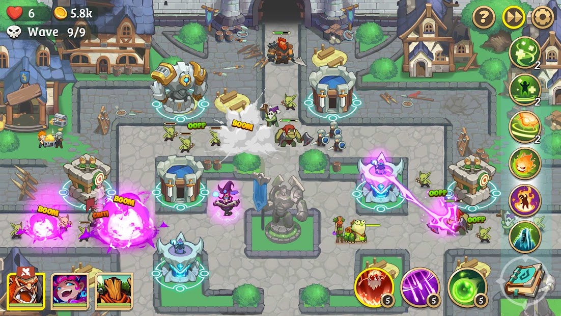 Empire Defender TD: Tower Defense The Fantasy War - скриншот 3