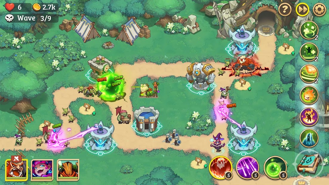 Empire Defender TD: Tower Defense The Fantasy War - скриншот 4
