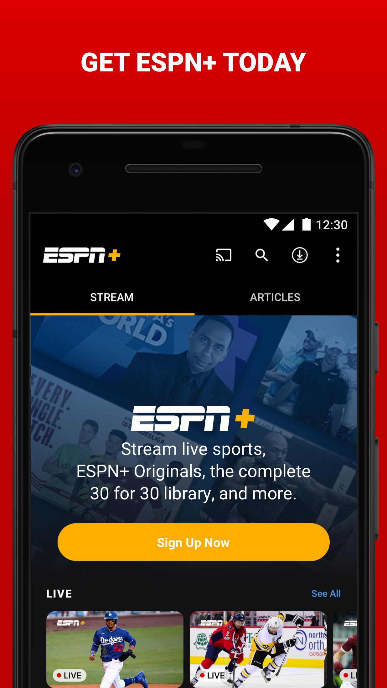 ESPN - скриншот 4