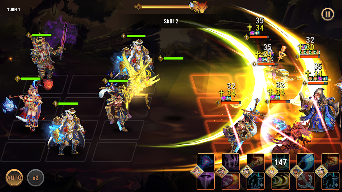 Fantasy League: Turn-based RPG strategy - скриншот 2