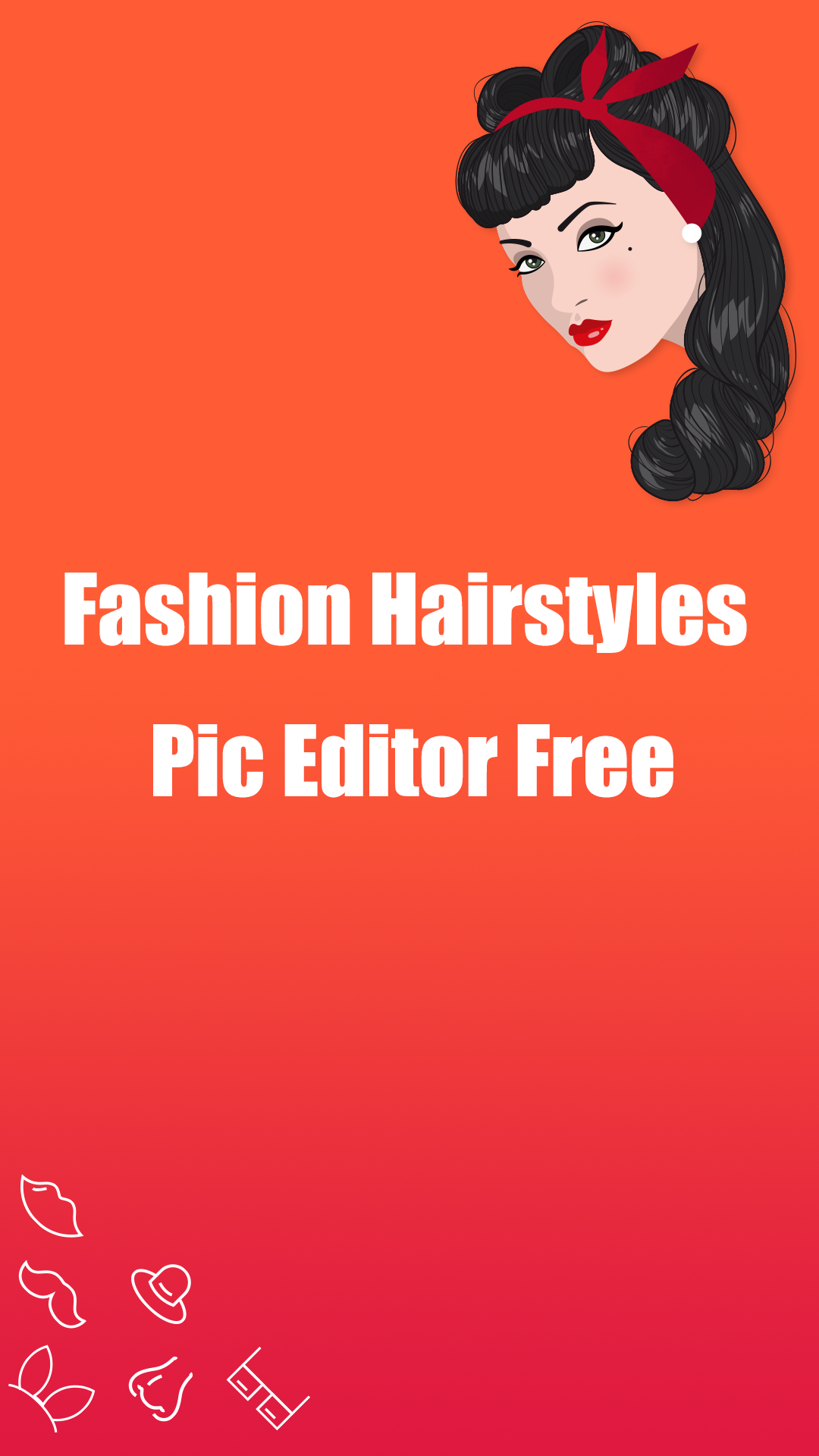 Fashion Hairstyles Pic Editor Free - скриншот 1