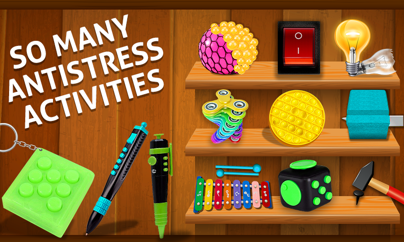 Fidget Cube 3D Antistress Toys — Calming Game - скриншот 1
