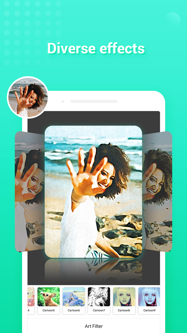 Filter Cartoon — Art filter editor - скриншот 1