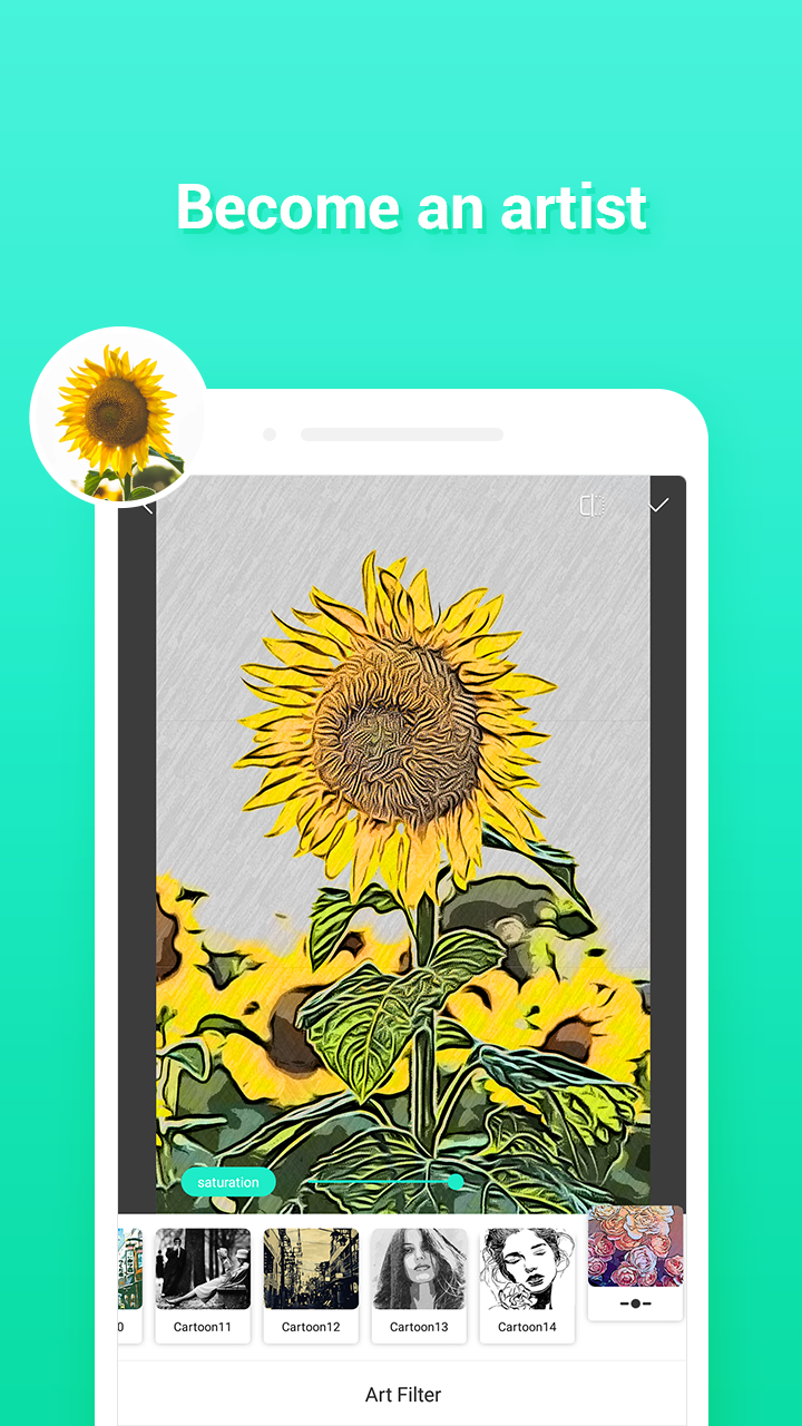 Filter Cartoon — Art filter editor - скриншот 2