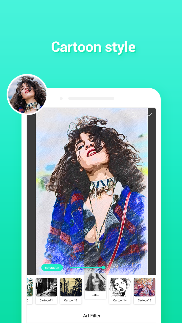 Filter Cartoon — Art filter editor - скриншот 3