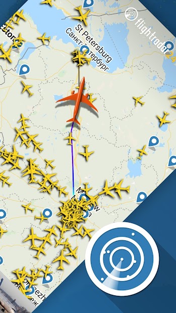 Flightradar24 трекер полетов - скриншот 2