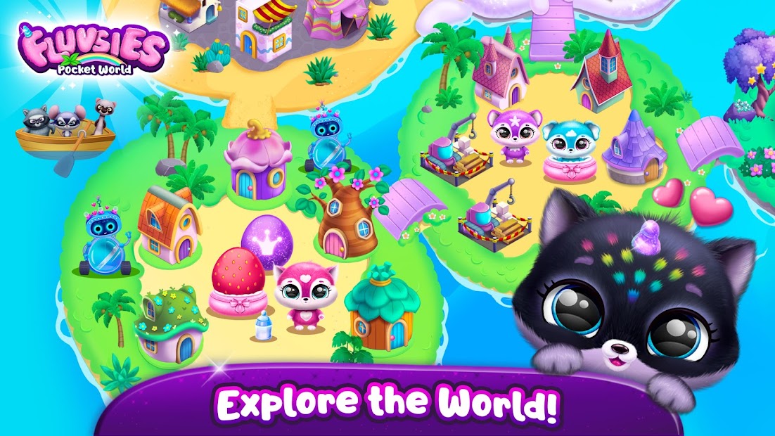Fluvsies Pocket World — Pet Rescue & Care Story - скриншот 1