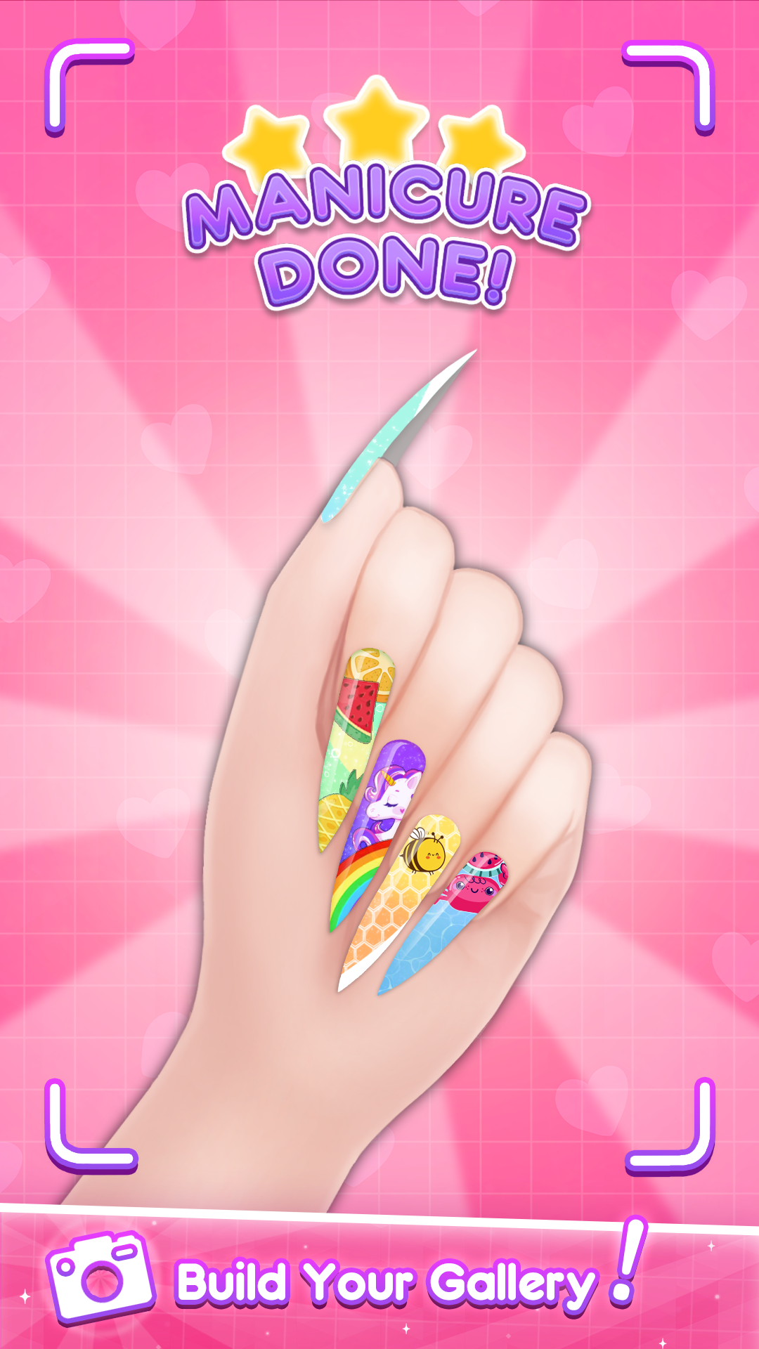 Girls Nail Salon — Nail Games - скриншот 1