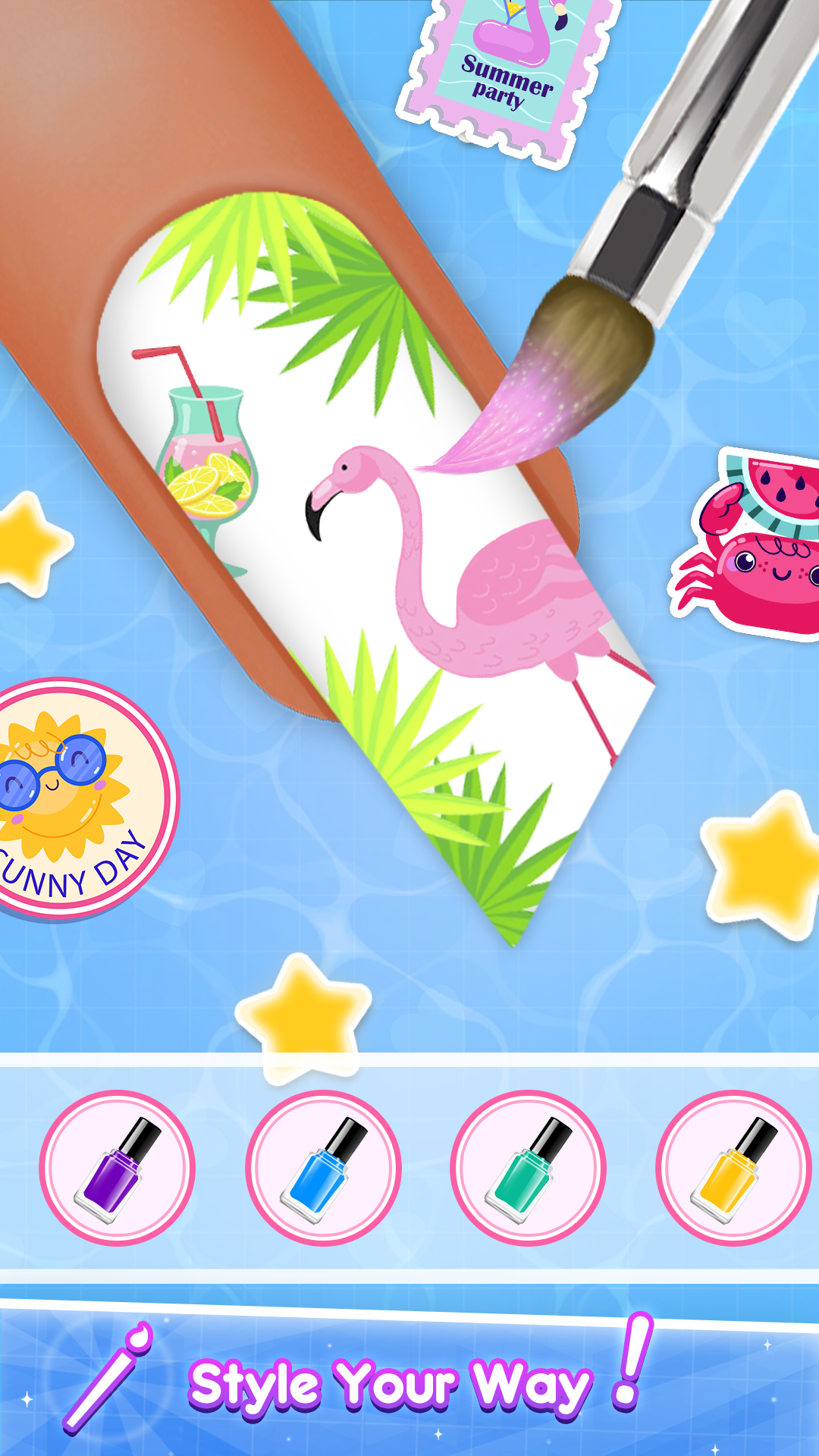Girls Nail Salon — Nail Games - скриншот 4