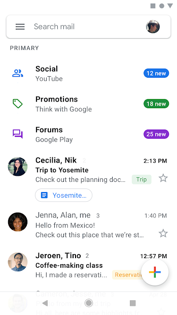 Gmail - скриншот 1