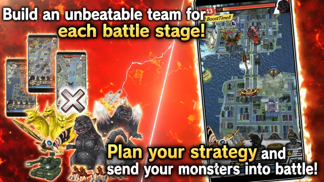 GODZILLA BATTLE LINE - скриншот 3