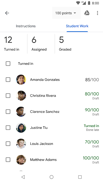 Google Classroom - скриншот 4