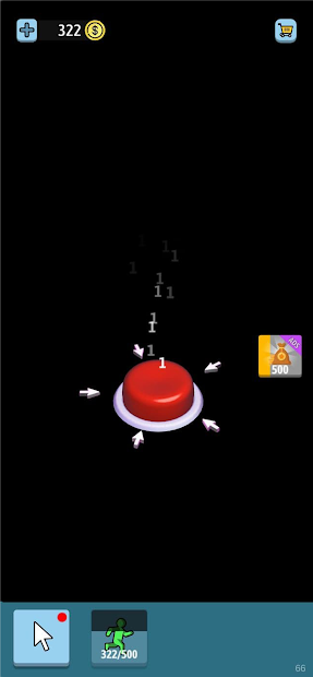 Green button: Авто кликер игры - скриншот 2