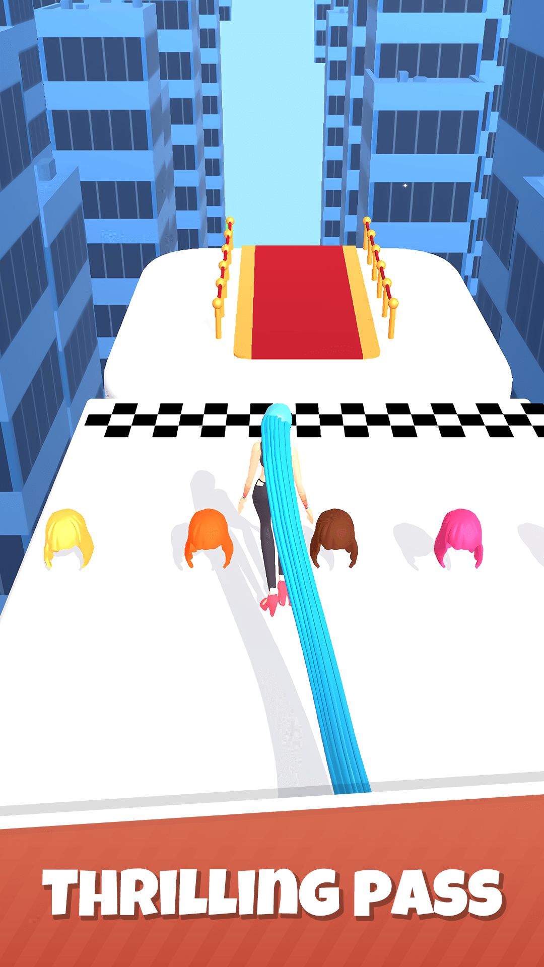 Hair Race 3D - скриншот 2