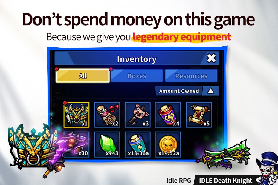 IDLE Death Knight — Auto, Clicker, AFK, RPG - скриншот 4