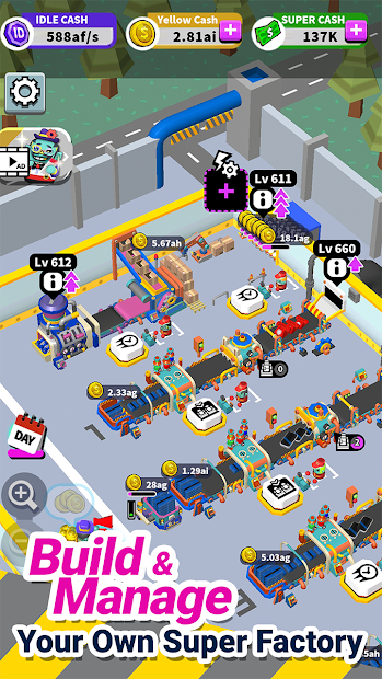 Idle Super Factory - скриншот 4