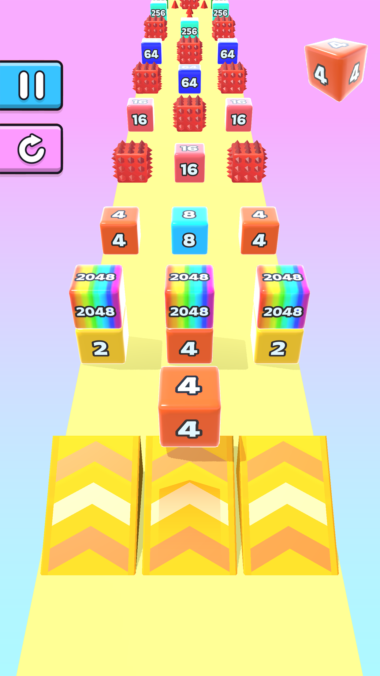 Jelly Run 2048 - скриншот 1