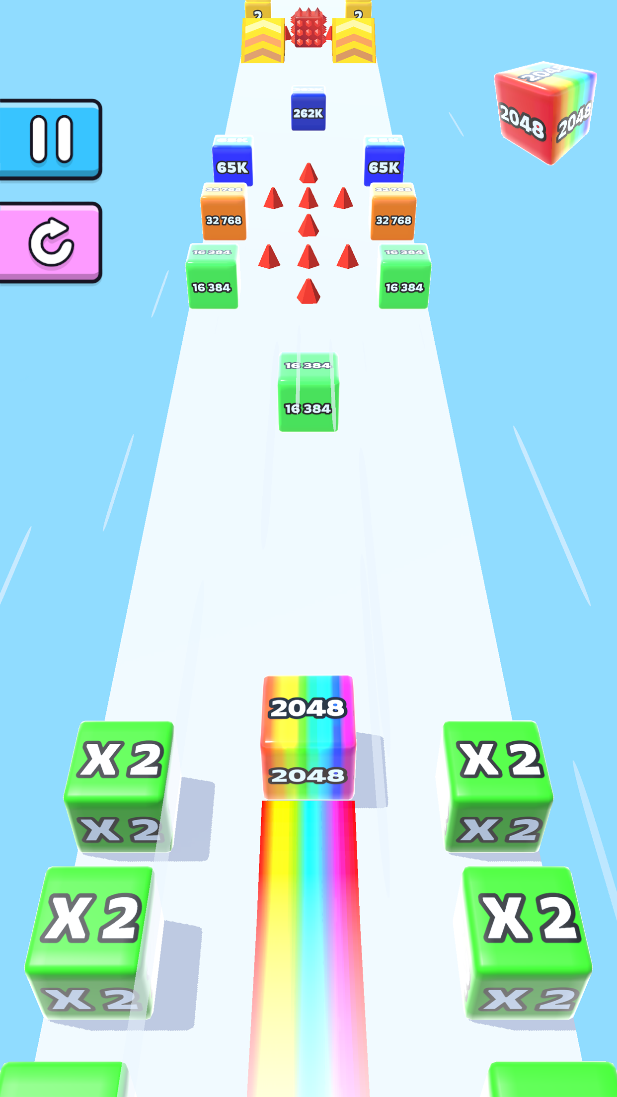 Jelly Run 2048 - скриншот 3