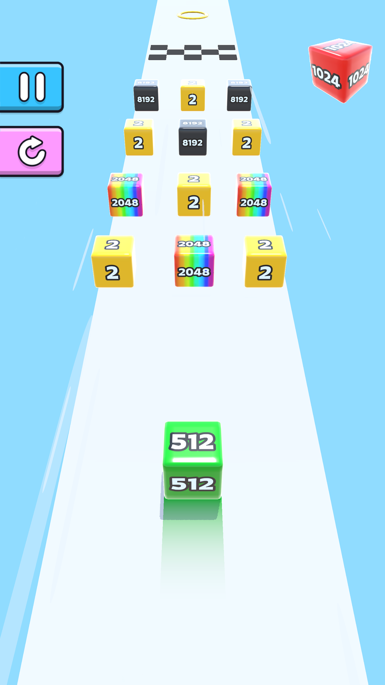 Jelly Run 2048 - скриншот 4