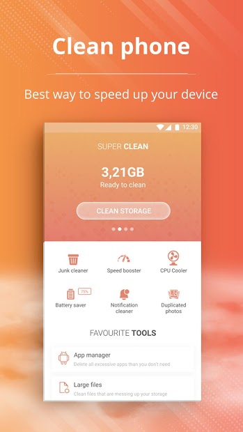 Memory cleaner. Speed booster & junk removal - скриншот 1