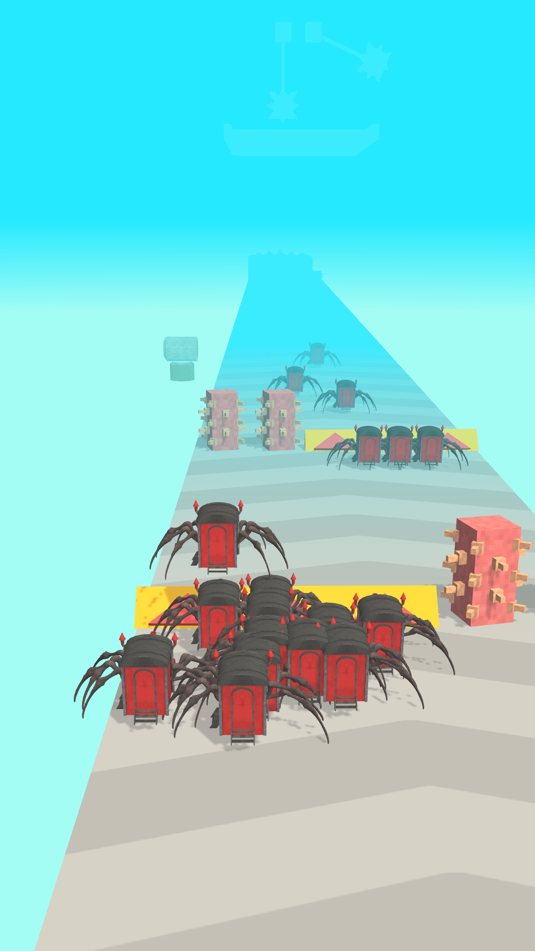 Merge Spider Train - скриншот 1