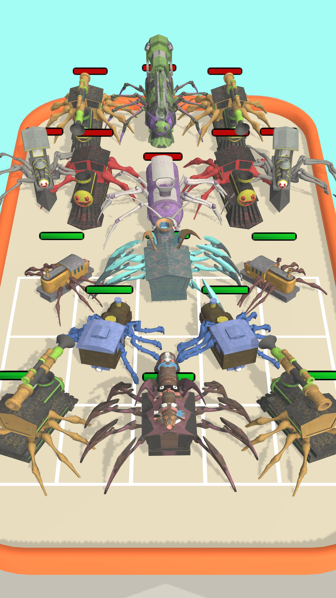 Merge Spider Train - скриншот 3