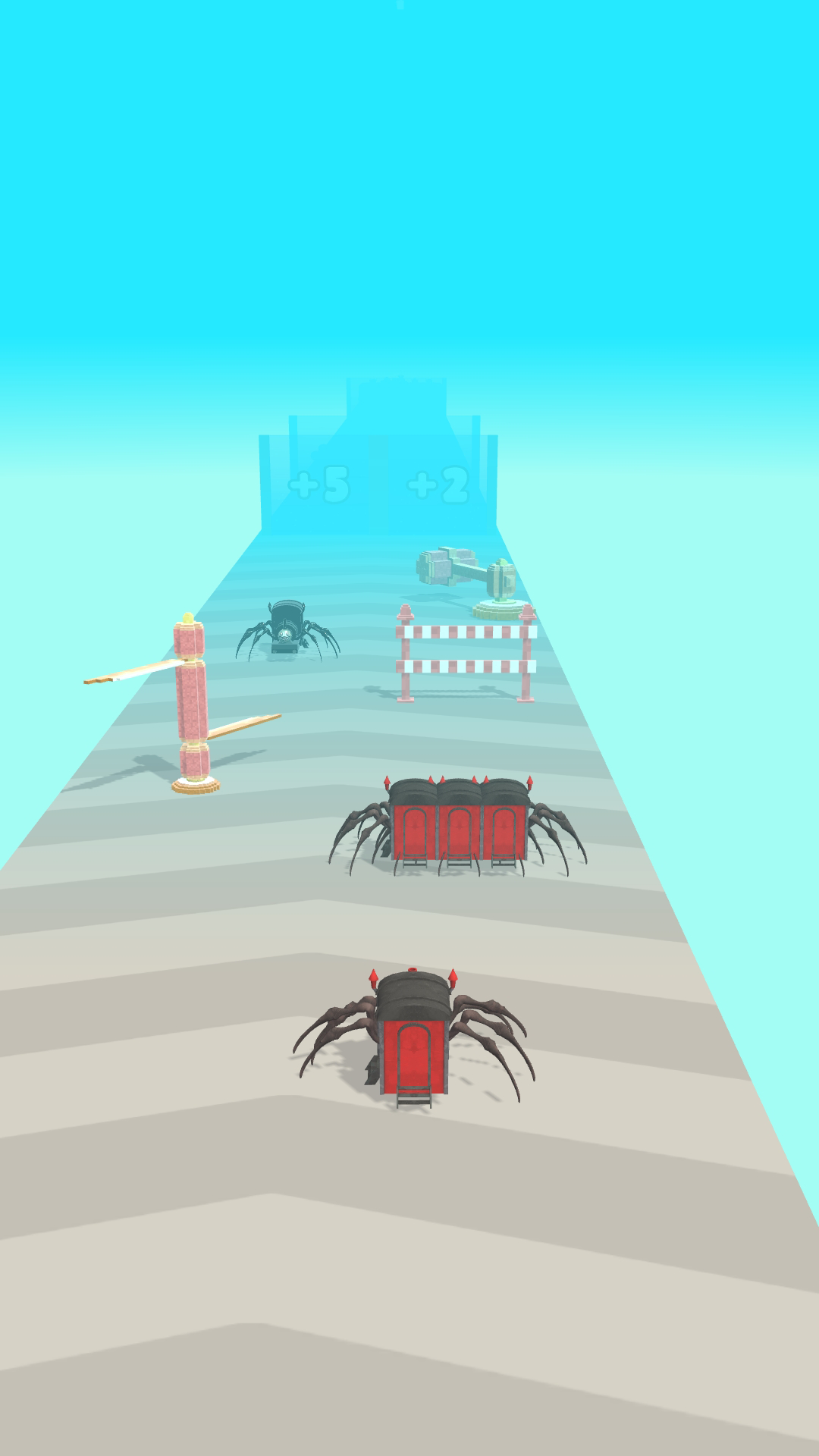 Merge Spider Train - скриншот 4