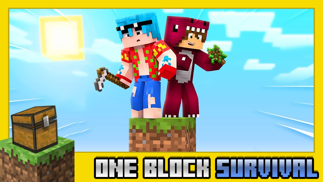 One Block Survival Map - скриншот 1
