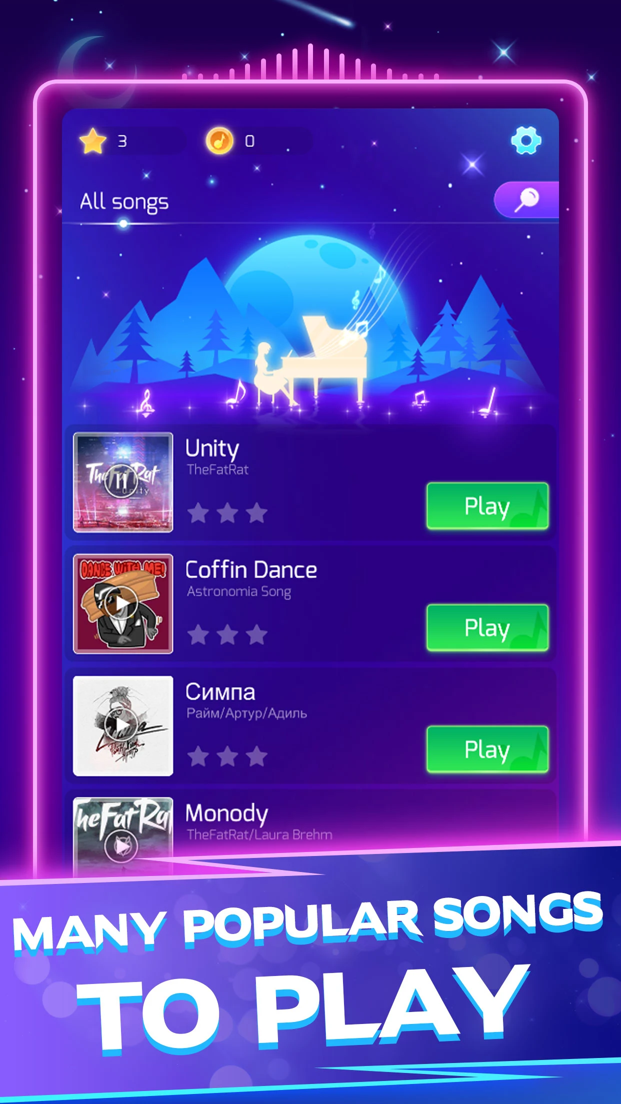 Piano Star : Tap Music Tiles - скриншот 1