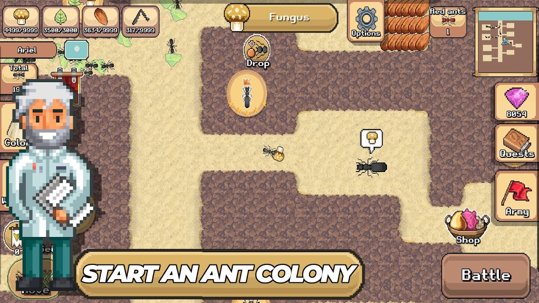 Pocket Ants: Симулятор Колонии - скриншот 1