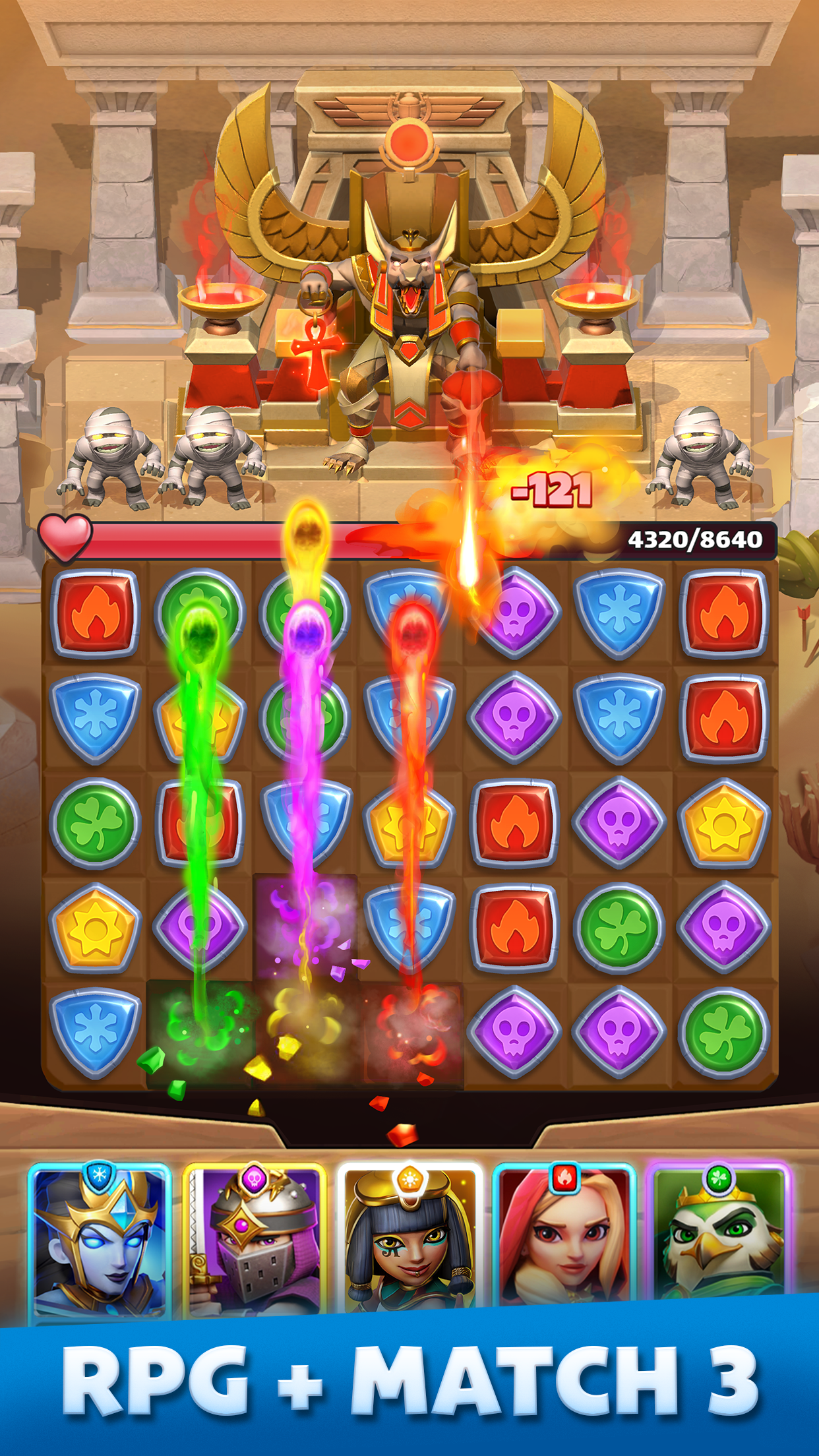 Puzzle Breakers: RPG Online - скриншот 1