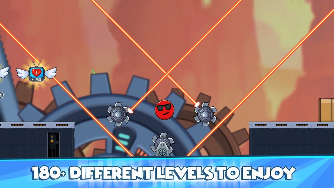 Red Ball 2021- Roller Ball: Bounce Ball Heroes - скриншот 1